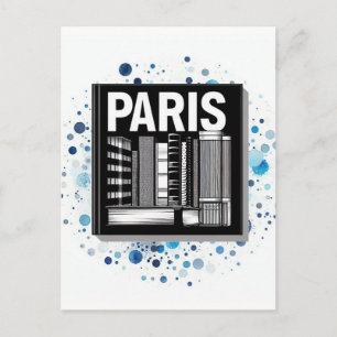 Paris Reisboek Plank Briefkaart