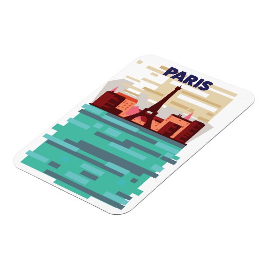 Paris Reisposter Magneet (Linkerzijde)