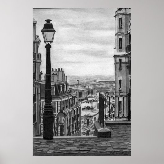 Paris Road Poster (Voorkant)