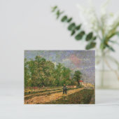 Paris Road with Peasant by Vincent van Gogh Briefkaart (Staand voorkant)