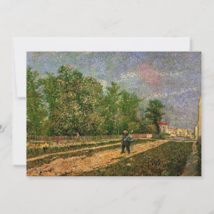Paris Road with Peasant by Vincent van Gogh Kaart