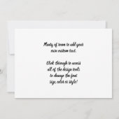 Paris Road with Peasant by Vincent van Gogh Kaart (Achterkant)