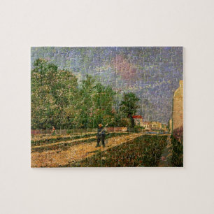 Paris Road with Peasant by Vincent van Gogh Legpuzzel