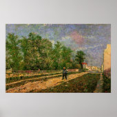 Paris Road with Peasant by Vincent van Gogh Poster (Voorkant)