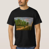 Paris Road with Peasant by Vincent van Gogh T-shirt (Voorkant)