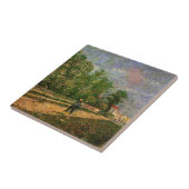 Paris Road with Peasant by Vincent van Gogh Tegeltje (Zijkant)