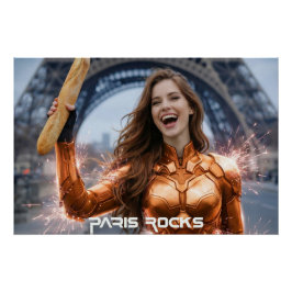 PARIS ROCKS PERFECT POSTER