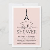 Paris Romance Bridal Shower Kaart (Voorkant)