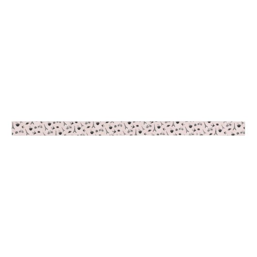 Paris Romance Patterned Grosgrain Lint (Voorkant)