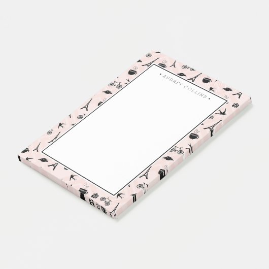 Paris Romance Patterned Post-it® Notes (Schuin)