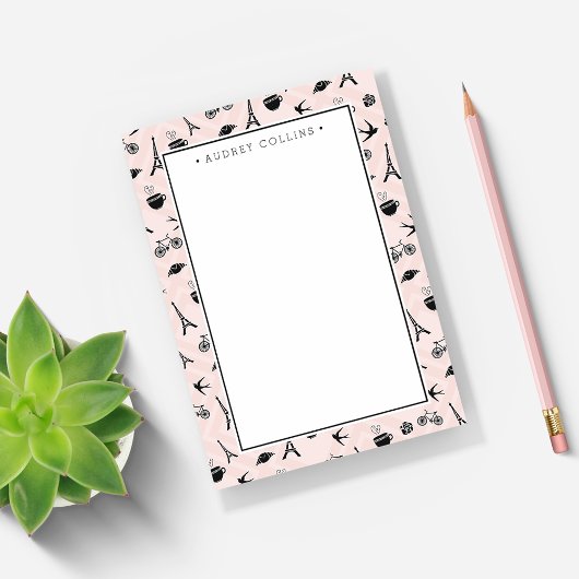 Paris Romance Patterned Post-it® Notes