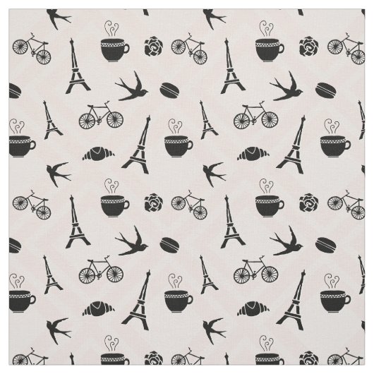 Paris Romance Patterned Stof (Swatch)