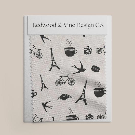 Paris Romance Patterned Stof