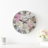 Paris-ronde acrylwandklok grote klok (Huis)