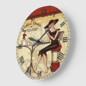 Paris-ronde acrylwandklok grote klok (Hoek)