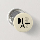 PARIS RONDE BUTTON 3,2 CM (Voorkant /achterkant)