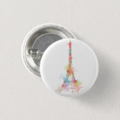 Paris Ronde Button 3,2 Cm (Voorkant /achterkant)
