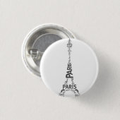 Paris Ronde Button 3,2 Cm (Voorkant /achterkant)