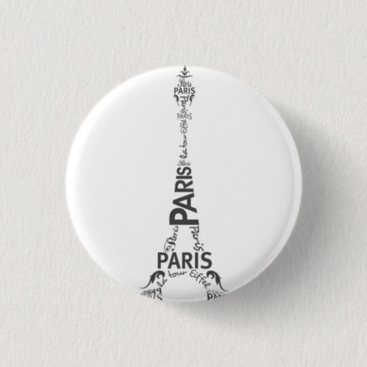 Paris Ronde Button 3,2 Cm (Voorkant)