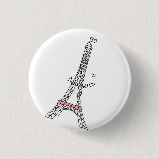 Paris Ronde Button 3,2 Cm (Voorkant)