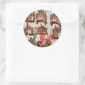 paris ronde sticker (Tas)