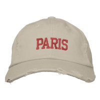 PARIS Rood Borduurwerk stijl
