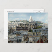 Paris Rooftops en Sacre Coeur Briefkaart (Voorkant / Achterkant)