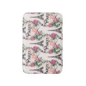 Paris Roses Bath Rug Badmat (Voorkant Verticaal)