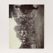 Paris-Roubaix Fietserij Startlijn 1908 Legpuzzel (Verticaal)