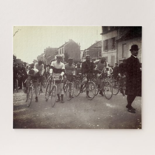 Paris-Roubaix Fietserij Startlijn 1908 Legpuzzel (Horizontaal)
