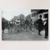 Paris-Roubaix Fietserij Startlijn 1908 Legpuzzel (Horizontaal)