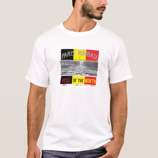 Paris Roubaix, HELL OF THE NORTH T-Shirt (Voorkant)