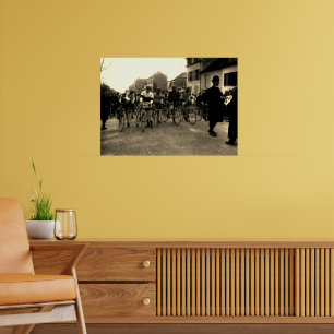 Paris-Roubaix Online voor de Start 19 april 1908 Poster