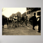 Paris-Roubaix Online voor de Start 19 april 1908 Poster (Voorkant)
