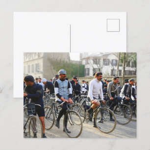 Paris-Roubaix Wielerwedstrijd 1907 Kleur Redux Briefkaart