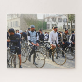 Paris-Roubaix wielerwedstrijd 1907 Kleur Redux Legpuzzel