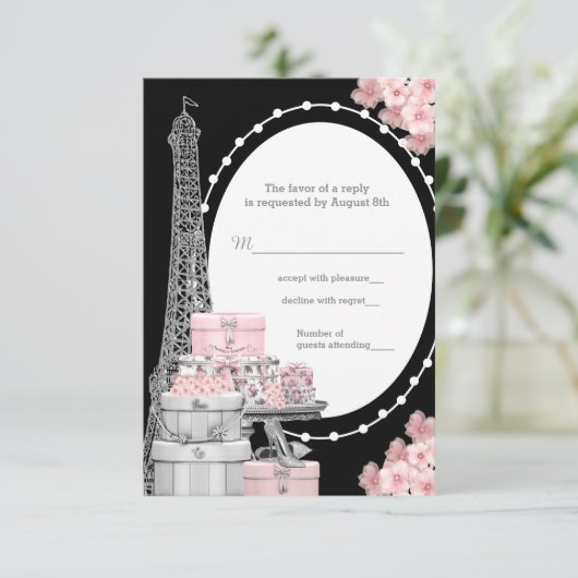 Paris RSVP (Staand voorkant)