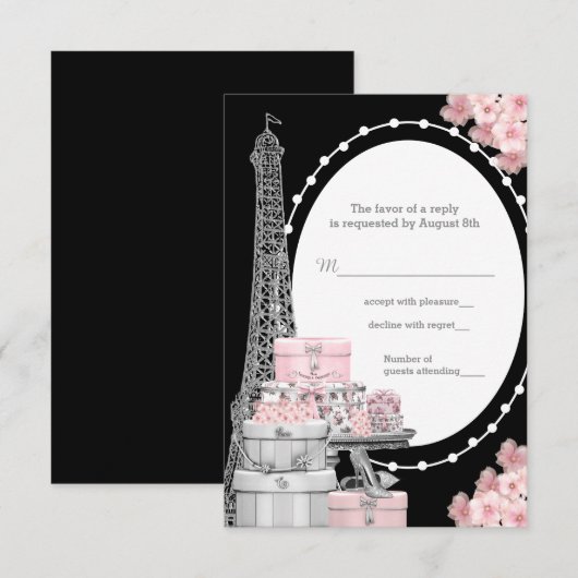 Paris RSVP (Voorkant / Achterkant)