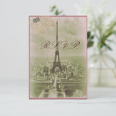 Paris Rsvp Kaartje (Staand voorkant)