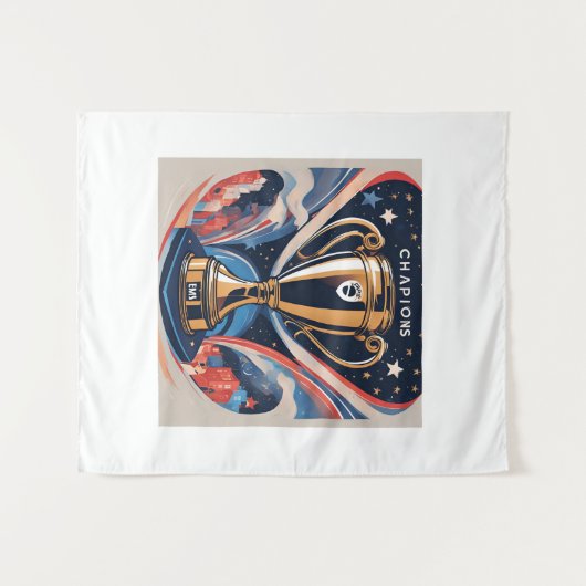 Paris Saint-Germain Wandkleed (Voorkant (horizontaal))