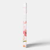 Paris Scene and Pink Flowers Custom Case-Mate iPhone Case (Achterkant / Rechts)