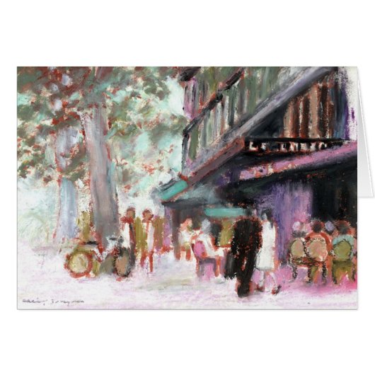 Paris Scene Card (Voorkant Horizontaal)