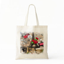 Paris Scenery Tote