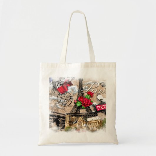 Paris Scenery Tote Tote Bag (Voorkant)