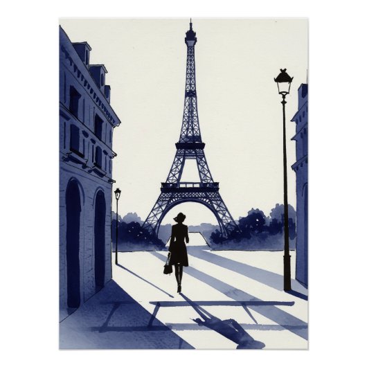 Paris schilderij perfect poster (Voorkant)