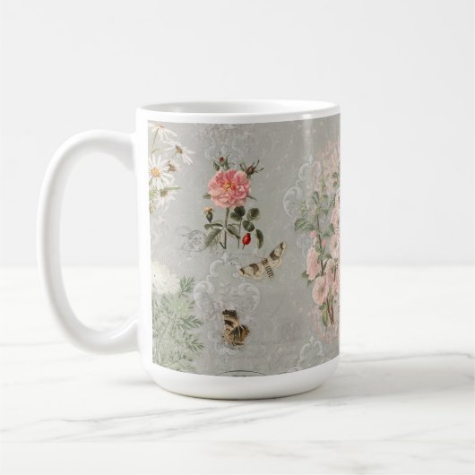 Paris Script Elegant Girly  Eiffel Tower Koffiemok (Links)