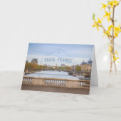 Paris Series 02 Wenskaart Kaart (Gele Bloem)
