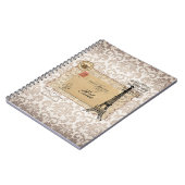 Paris Shabby Chic Eiffel Tower Notitieboek (Linkerzijde)