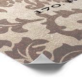 Paris Shabby Chic Eiffel Tower Poster (Hoek)