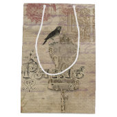  Paris Shabby Chic Trouwcadeau Bag Medium Cadeauzakje (Achterkant)